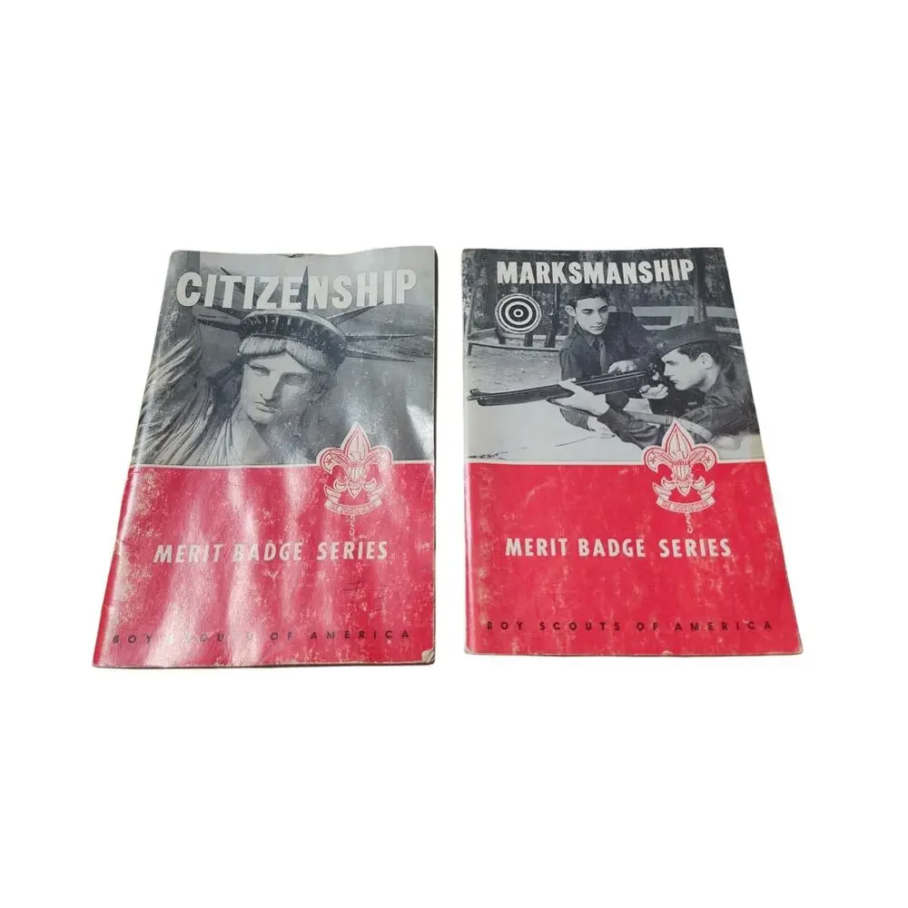 Vintage 1960's Boy Scouts of America Merit Badge Series 6 Booklets BSA Americana